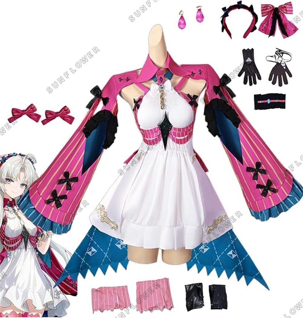 鳴潮 カルロッタ コスプレ衣装セット 髪飾り付き 全小物付き Wuthering Waves コスプレ コスチューム ステージ服 人気ゲーム 撮影 cosplay