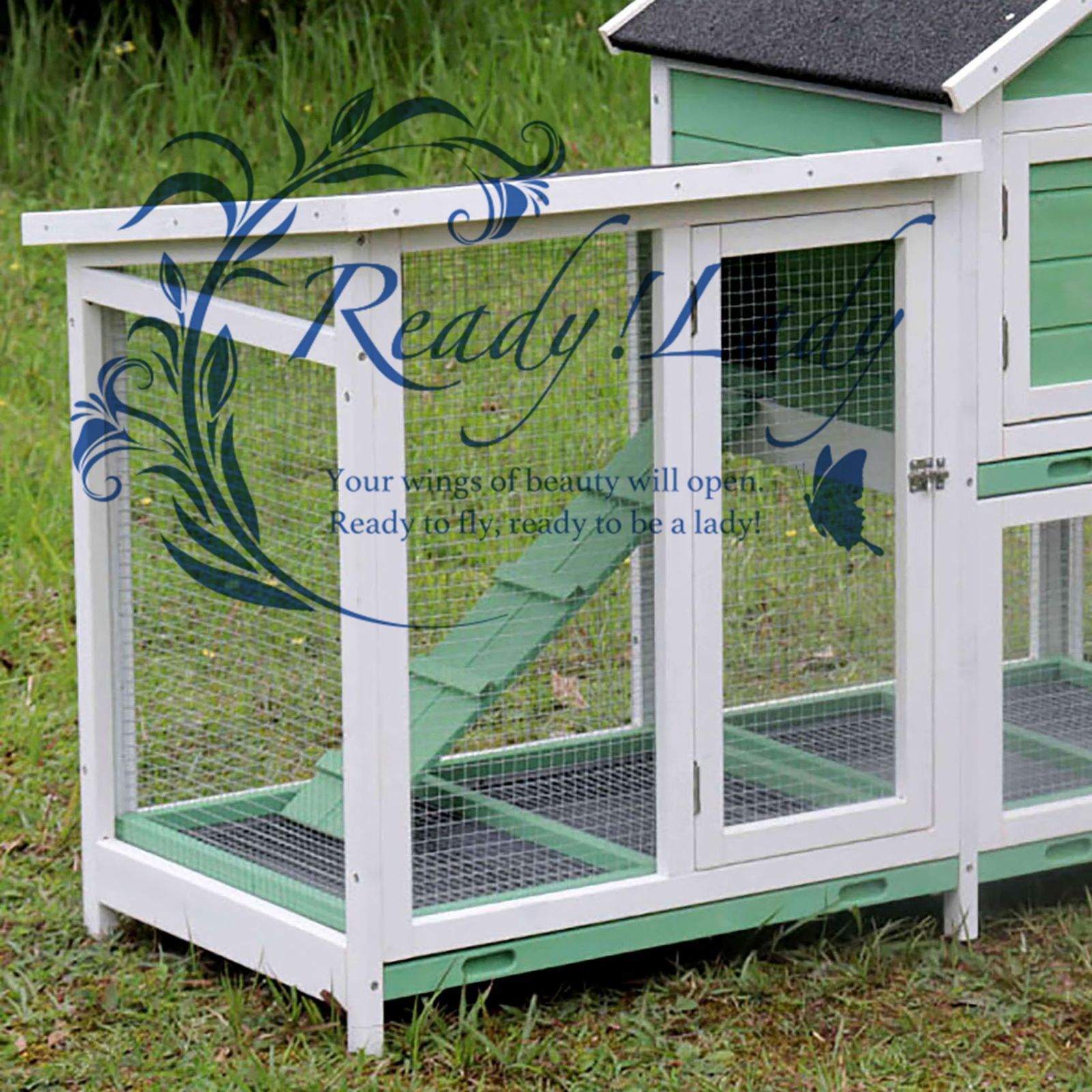 ウサギ小屋 大きめ Amazon | アウトドア用大型ウサギケージ 木製鶏小屋 豪華