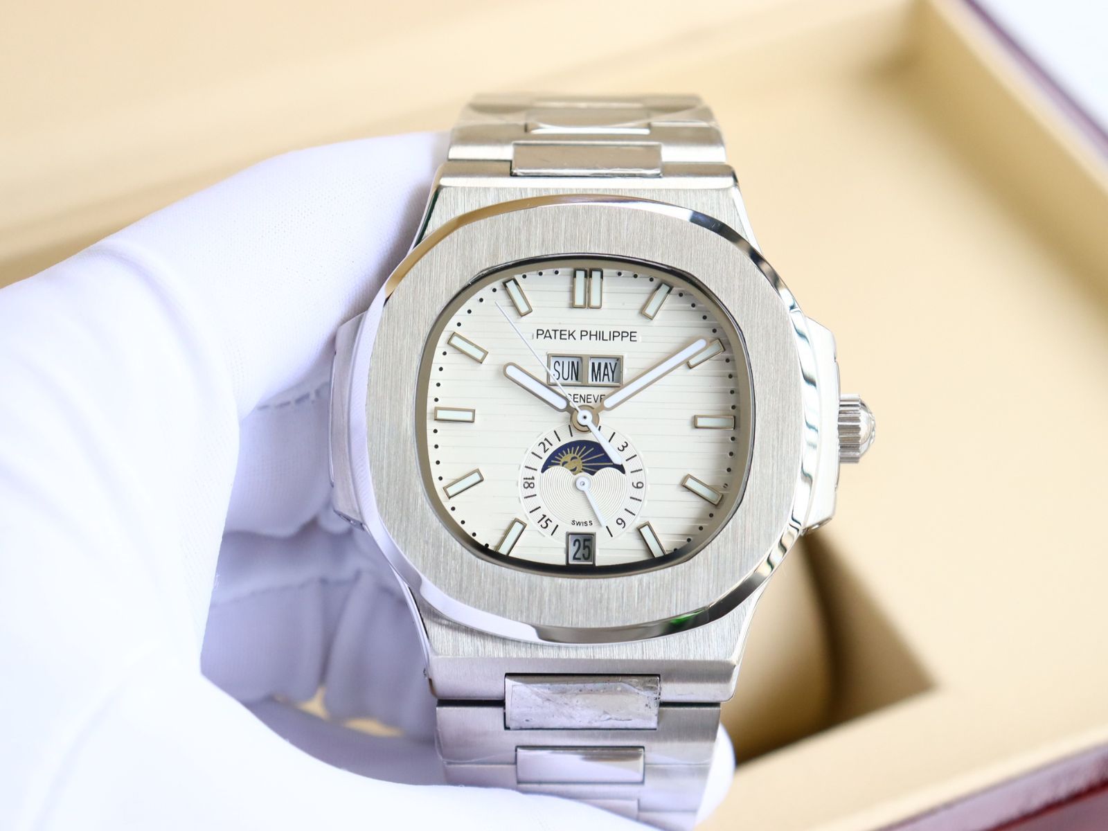 Patek Philippe オーデマピゲ ナチュラル マルチファンクション - ケース カード 袋付き｜ ｜ -WTO輸入1