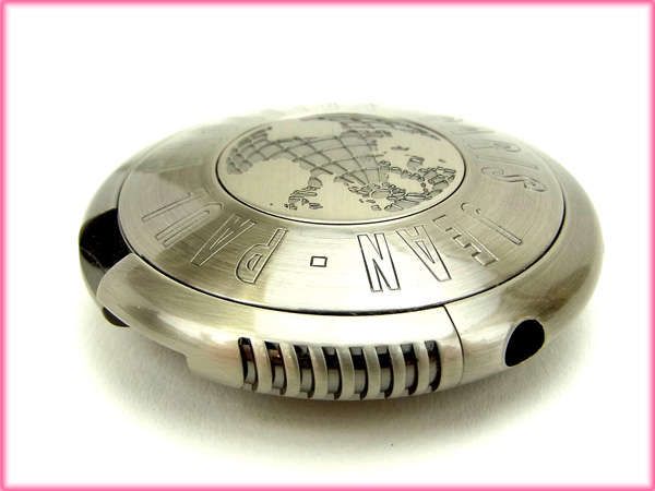 ジャンポール ゴルチェ Jean Paul Gaultier ライター GB地図 UFOライター シルバー レディース