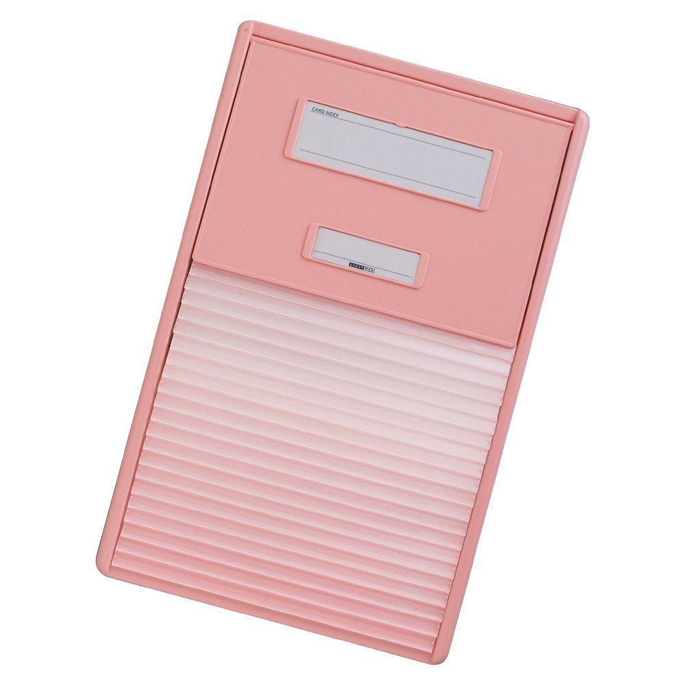 リヒトラブ カラーカードインデックス A4 ピンク HC112C-4 1点