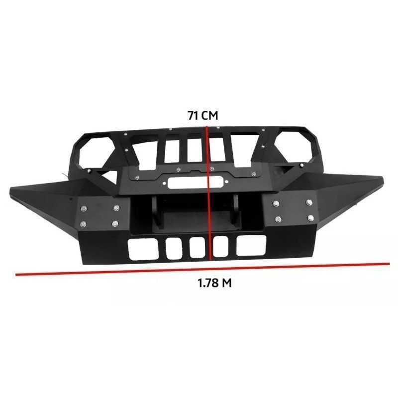 ジープ ラングラー JL用 フロントバンパー改装 バンパーガード＋U字管付きフロントガード