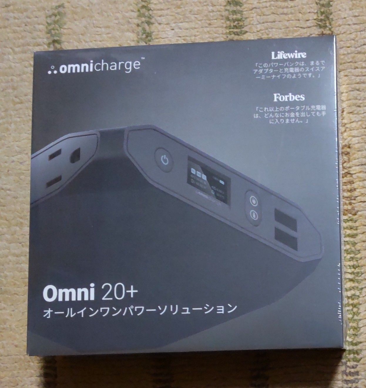 大特価❗【新品未開封】モバイルバッテリー Omni 20+(ブラック) - も