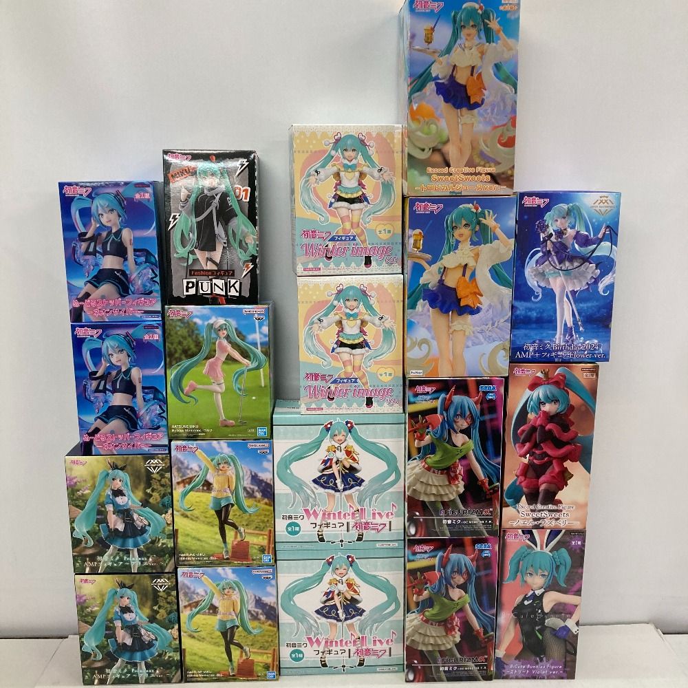 くらしを楽しむアイテム 05w07313 初音ミク フィギュア 19体まとめ売り AMP+ノエル 初音ミク