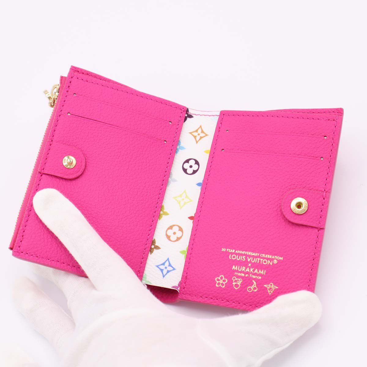 LOUIS VUITTON ルイヴィトン 村上隆 LV × TM ポルトフォイユ