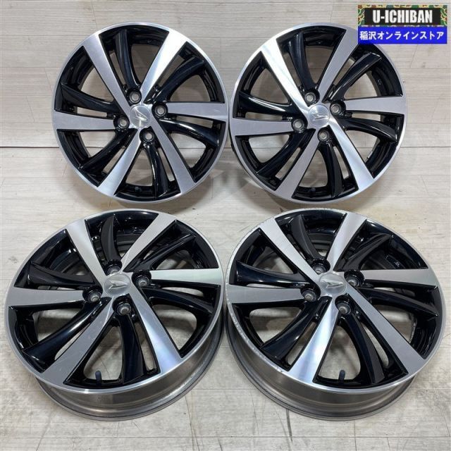 中古アルミダイハツ純正4本セット　キャスト、ムーブ、タント等 ダイハツ タント 純正 14in 4.5J +45 PCD100 4本セット ムーブ
