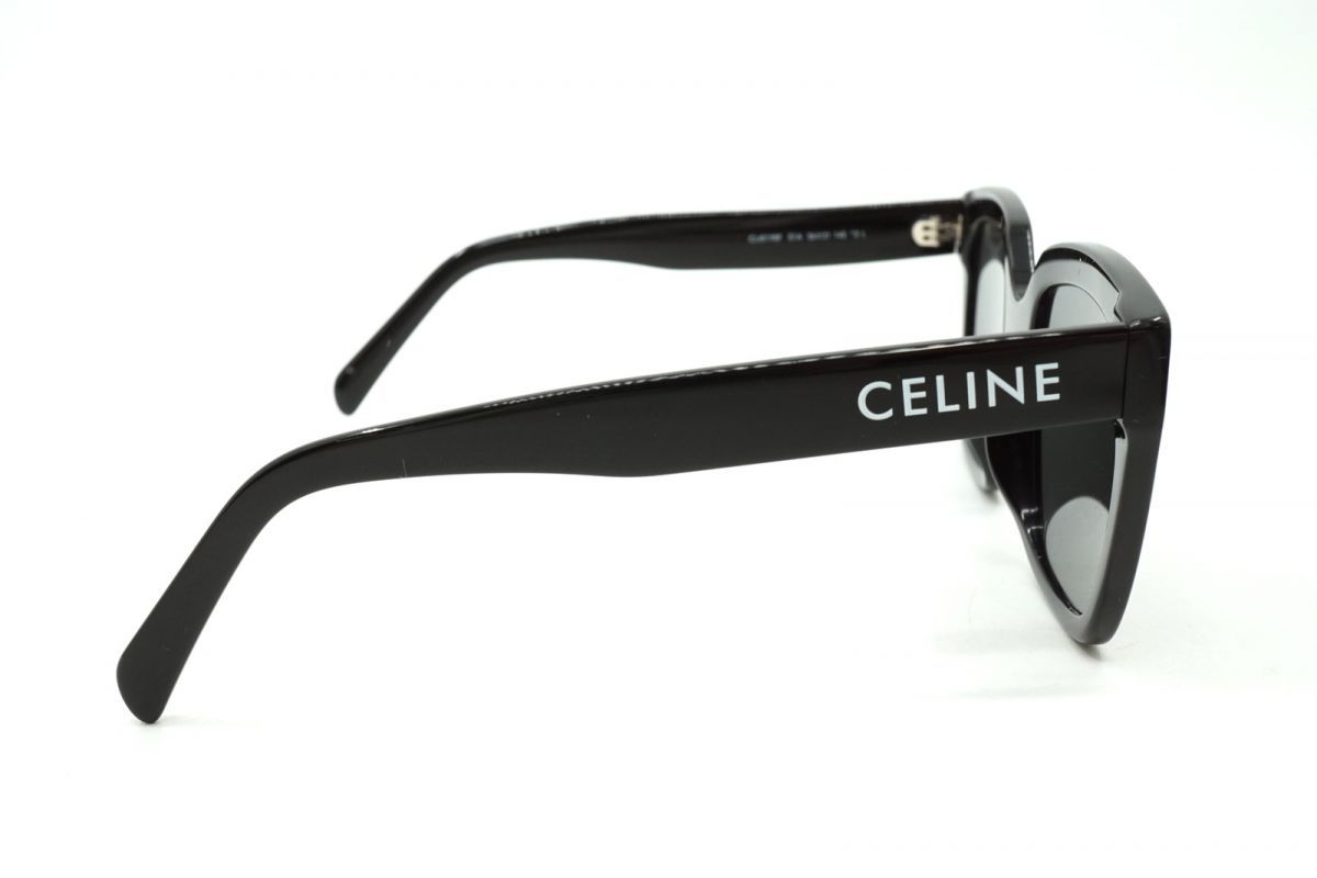 セリーヌ CL40198F サングラス 56□21-145 ブラック 関税込 CELINE CL40198F スクエア サングラス (CELINE
