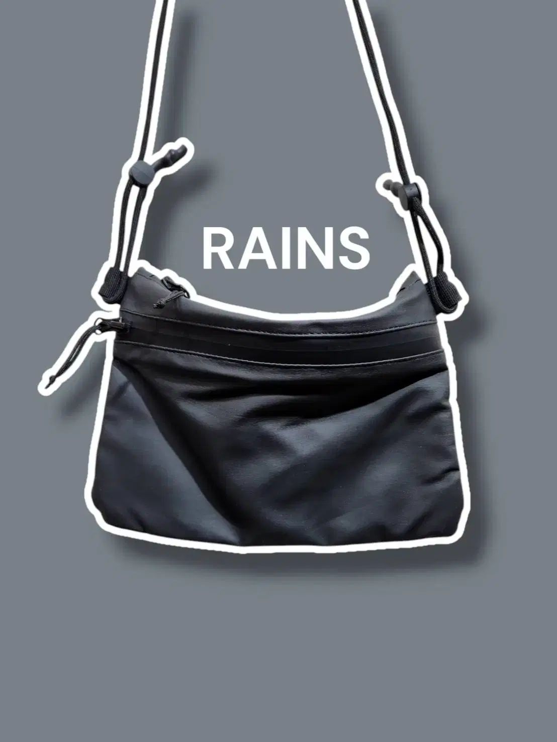 RAINS レインズ ユニセックス クロスバッグ ブラック ／ 0121
