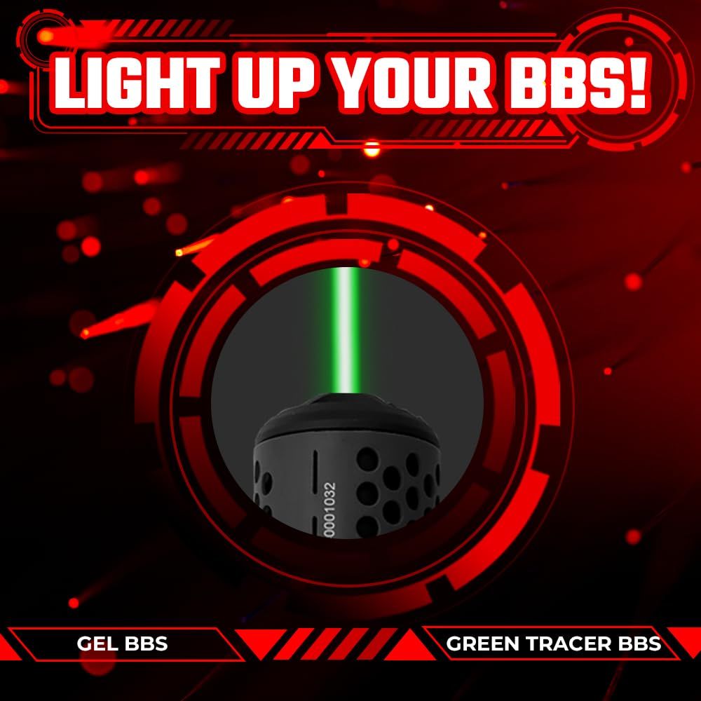 ACETECHトレーサーユニット Predator MKIII 発光システム M 14 逆ネジ対応 サバゲー グリーン蓄光弾適用