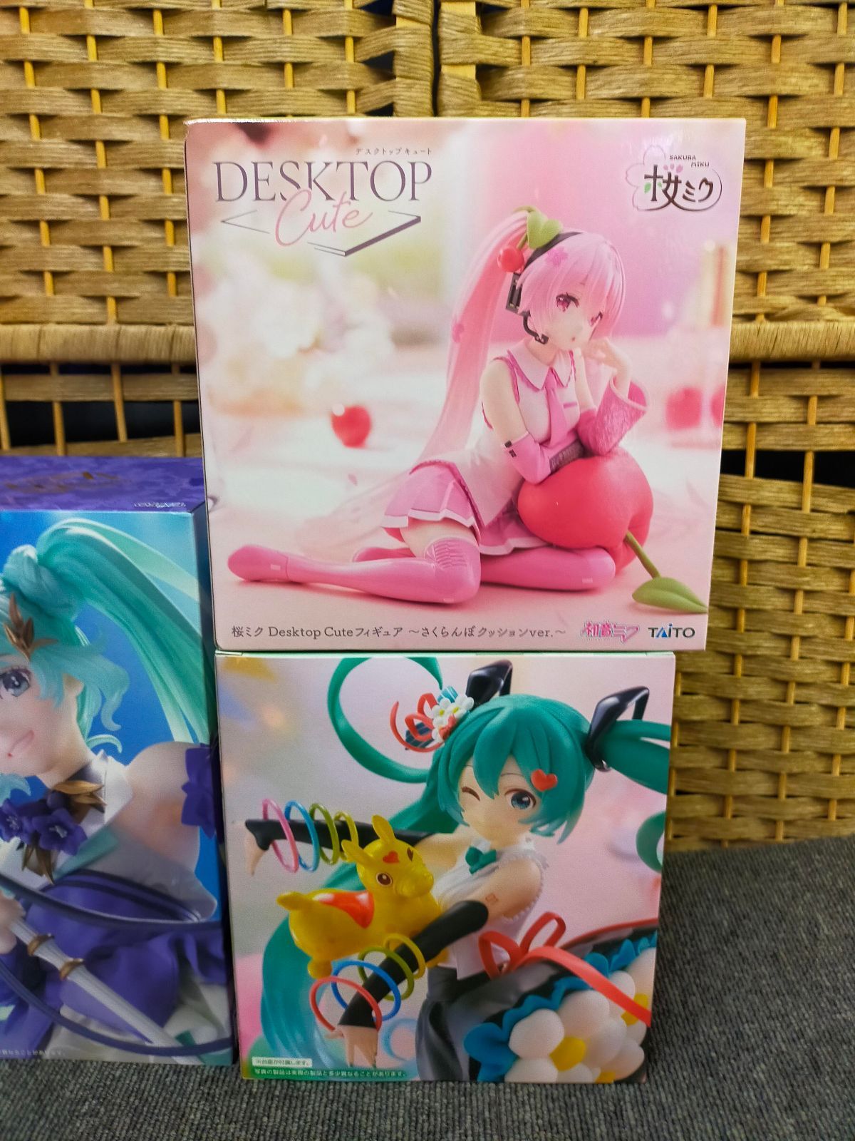 桜ミク Desktop Cute フィギュア 16点セット 桜ミク Desktop Cute フィギュア ～さくらんぼクッションver