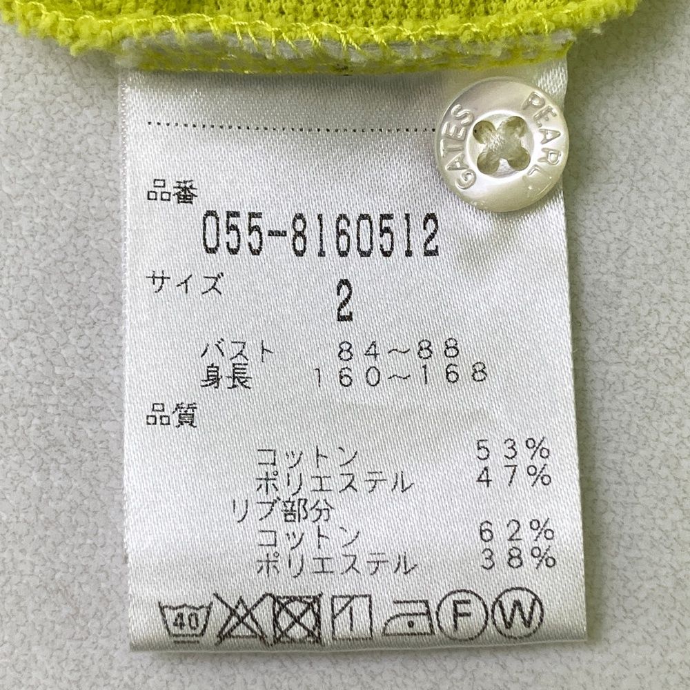 サイズ：2 PEARLY GATES パーリーゲイツ 半袖ポロシャツ GO