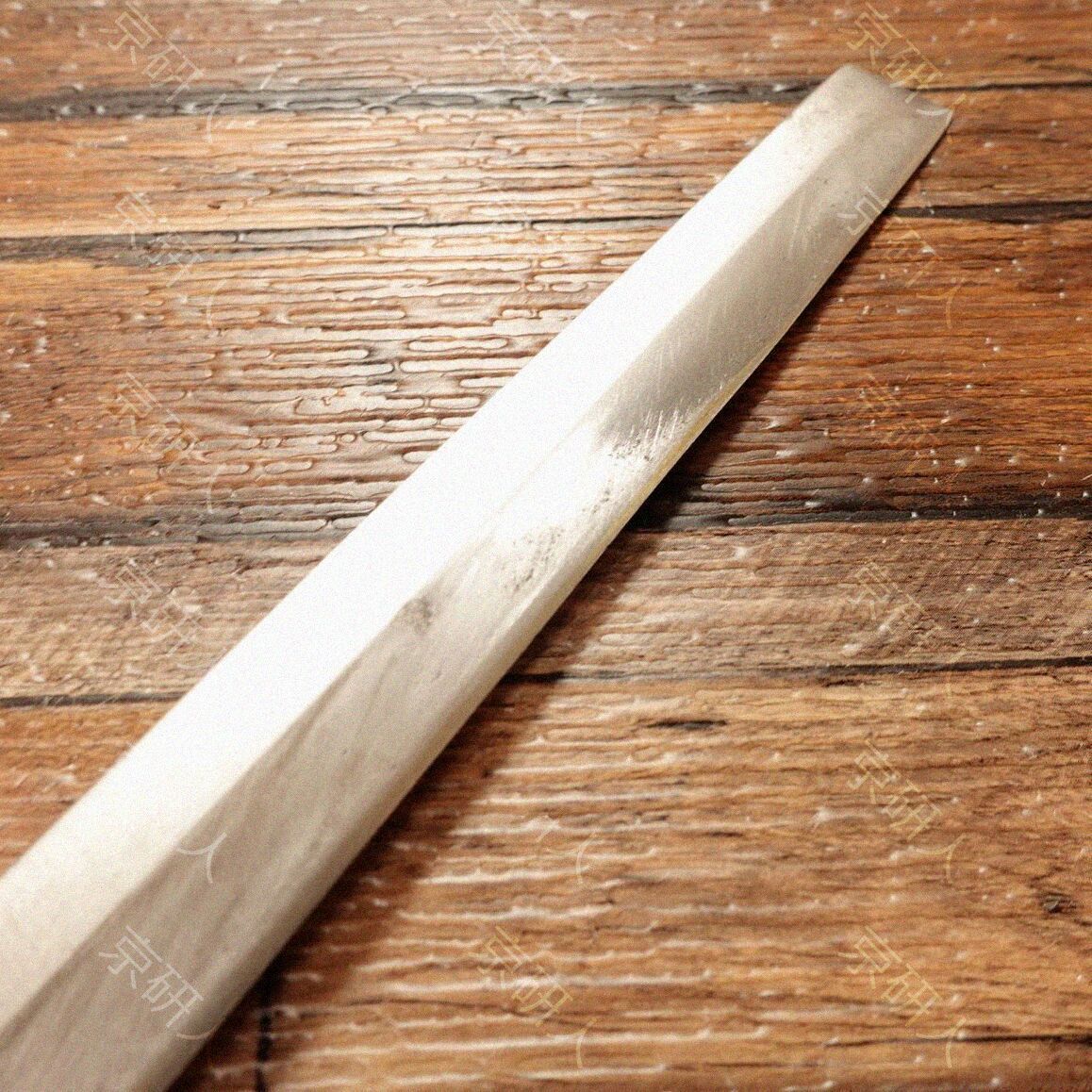 A0102)未使用品　高級　宗晴 蛸引包丁　本水牛角柄　水牛300 鱧切り包丁 青鋼 水牛柄 1尺（300mm） | 刃物の老舗 本家かね惣