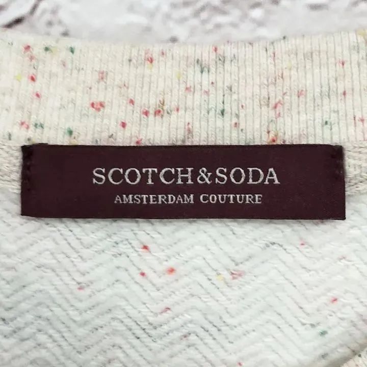 【レア柄】Scotch&Soda 総柄 スウェット ネップ生地