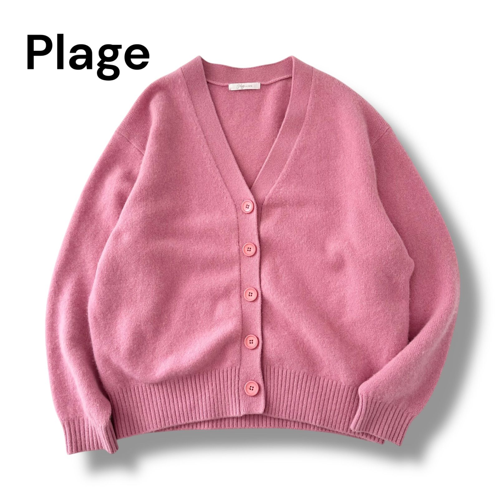 plage Cashmere Mix Fur カーディガン Plage Cashmere Mix Fur