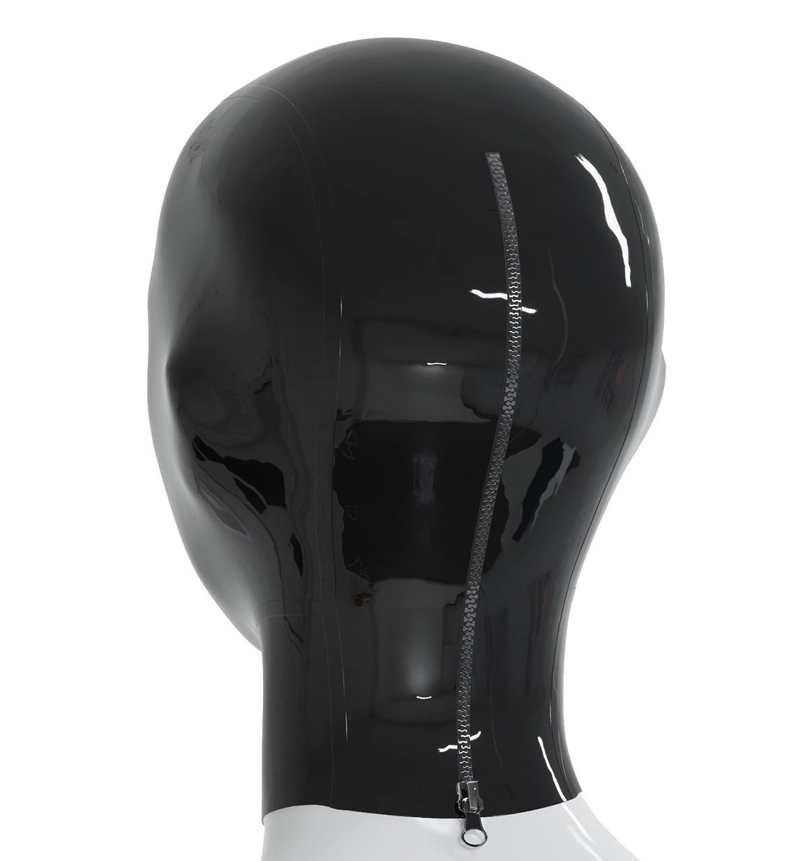 レーザーマイクロホール全頭ラバーマスク 立体