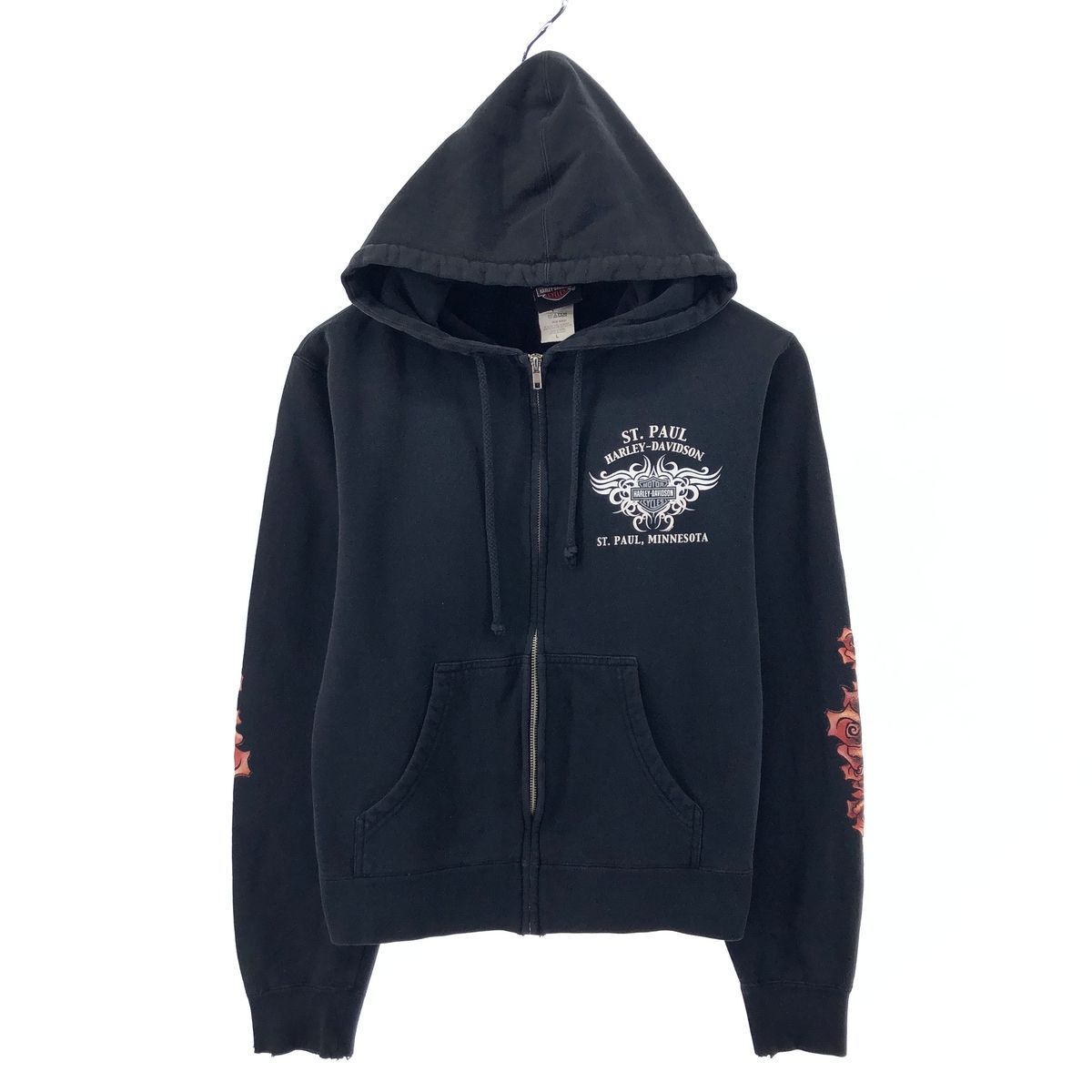古着 ハーレーダビッドソン Harley-Davidson 袖プリント 両面プリント 