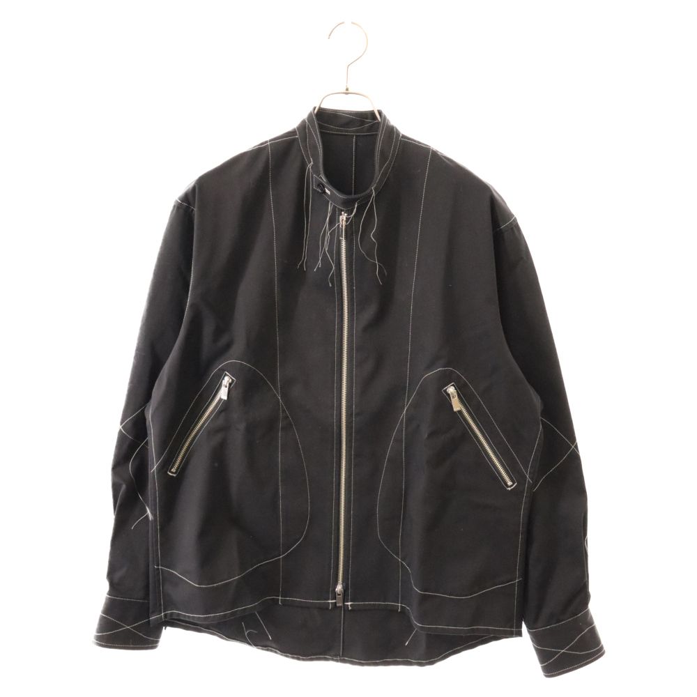 サルバム sulvam 18AW レザー ライダースジャケットブラック