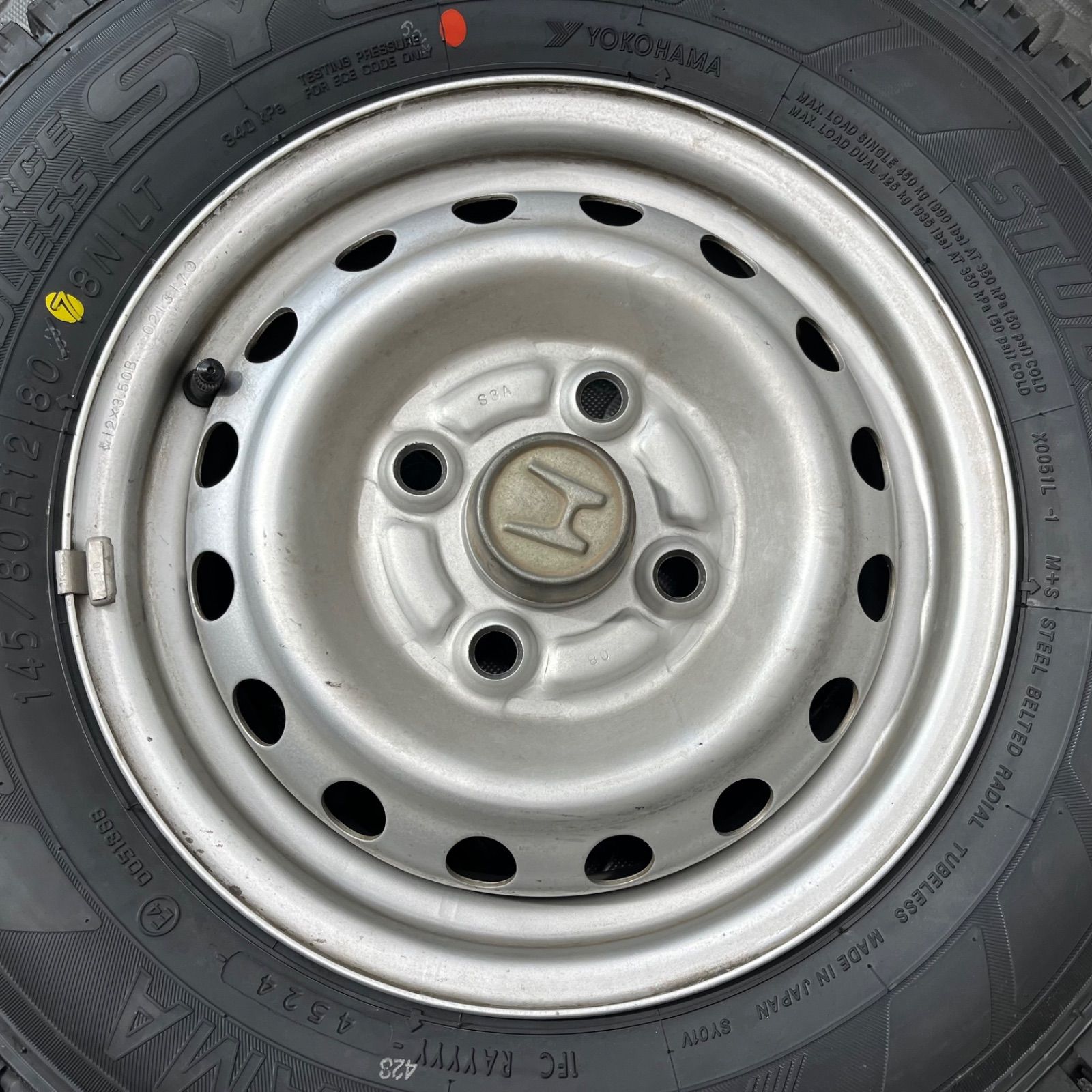 タイヤ 145 80R12 80 78N LT ヨコハマ SY01V ホンダ アクティ スタッドレスタイヤ 冬タイヤ FFCRYSTALESIA_COM