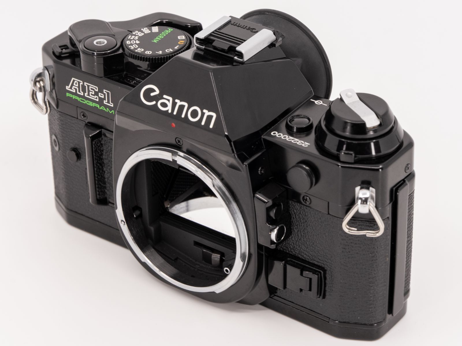 Canon キヤノン AE 1 PROGRAM ブラック LENS FD 50 mm F 8 フラッシュ 166 A ＃