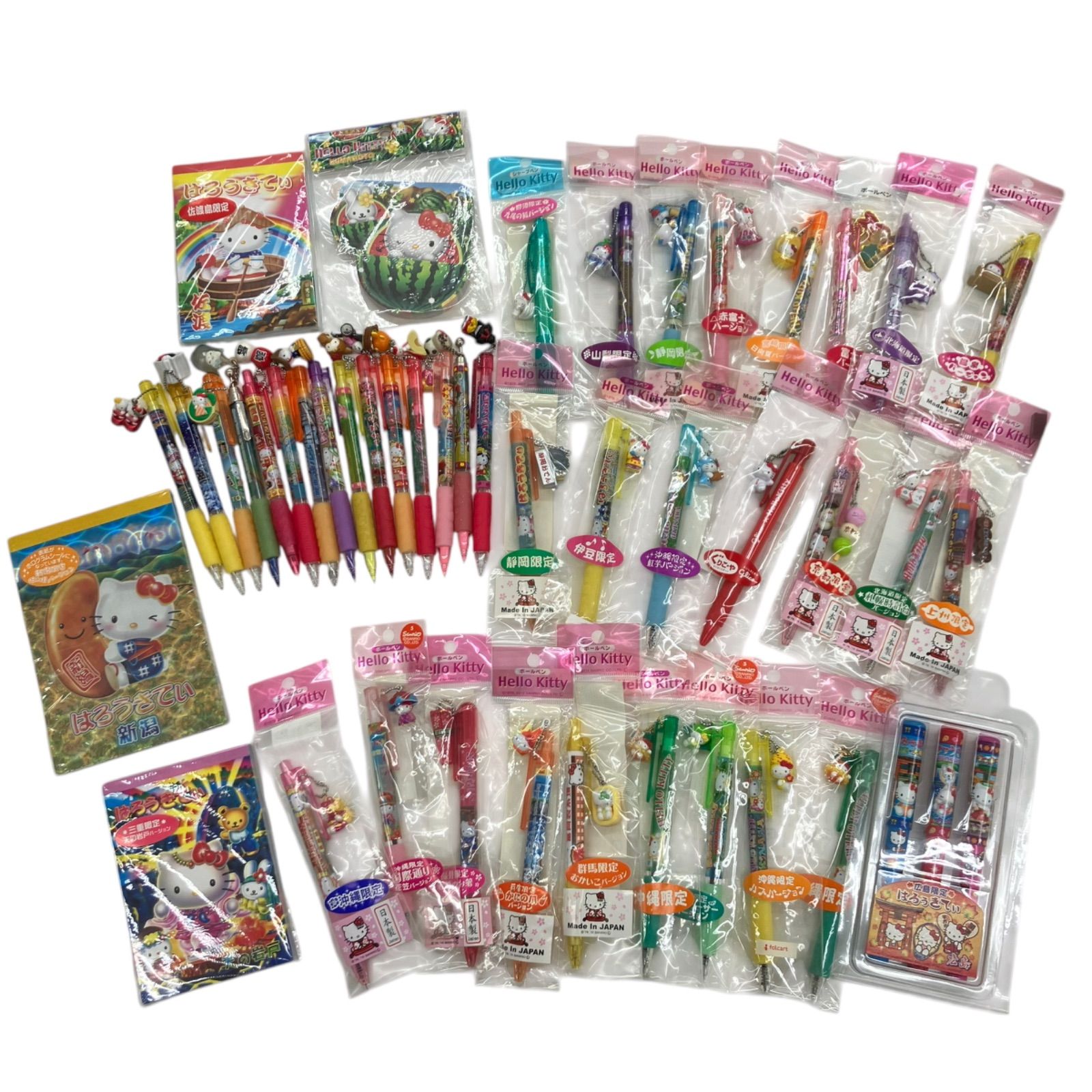 186001 ㊻ サンリオ ハローキティ ご当地文房具 46点まとめ売り☆ 186001 ㊻ サンリオ ハローキティ ご当地文房具 46点まとめ売り☆