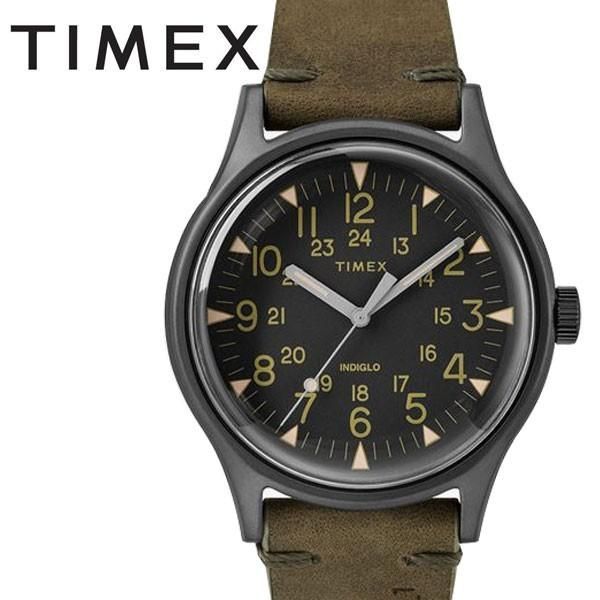 タイメックス　TIMEX MK1 スチール 40mm オリーブ レザー　TW2R97000 正規品【数量限定特価】