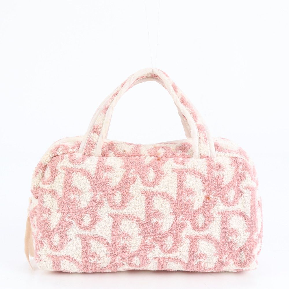 極美品 クリスチャンディオール トロッター ミニ ボストン