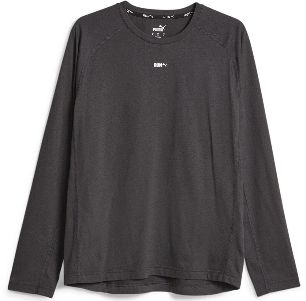 プーマ PUMA RUN GRAPHIC LS Tシャツ 524618 75 フラット ダーク グレー