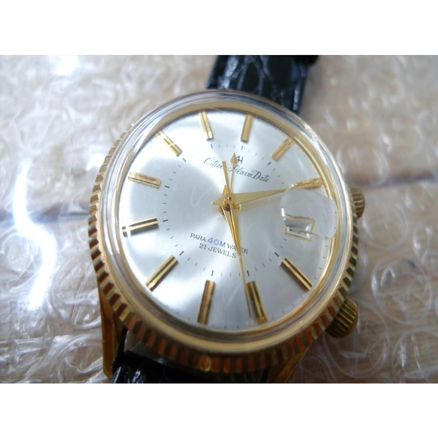 CITIZEN 4H Alarm Dateフォーハンド ALDS51301a-Y CITIZEN 4H Alarm Dateフォーハンド ALDS51301a-Y - メルカリ