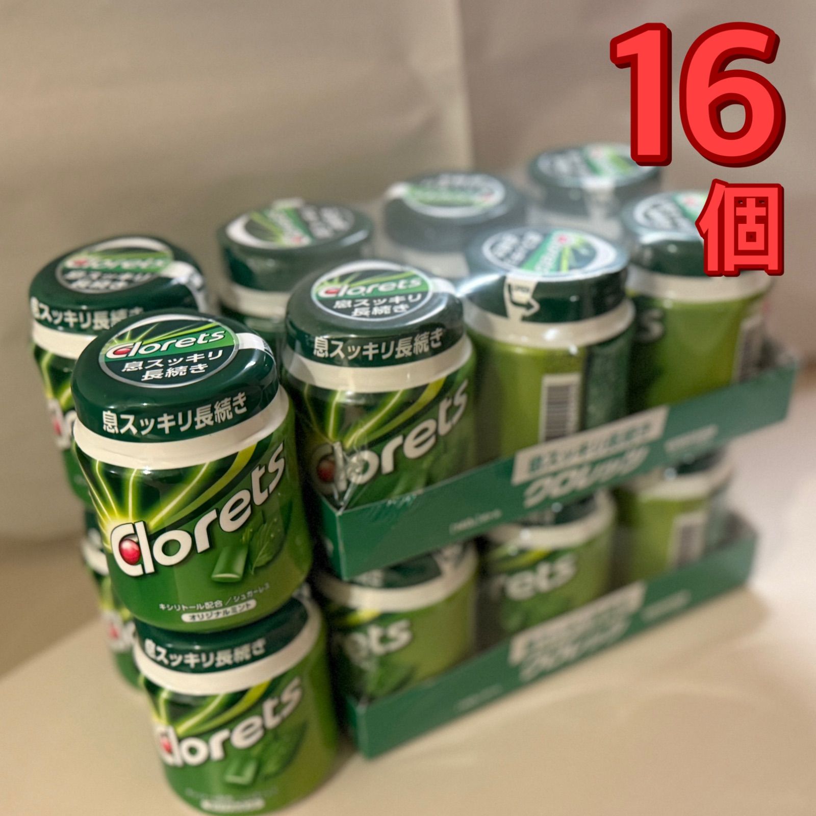 クロレッツ ボトルガム オリジナルミント 16個 - メルカリ