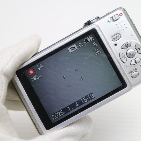 良品中古 DMC-FS7 シルバー 即日発送 Panasonic LUMIX デジカメ 本体