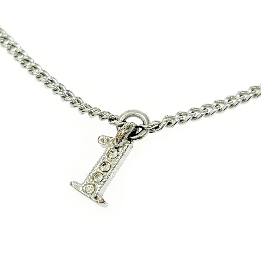 中古】Christian Dior クリスチャンディオール メタル ラインストーン