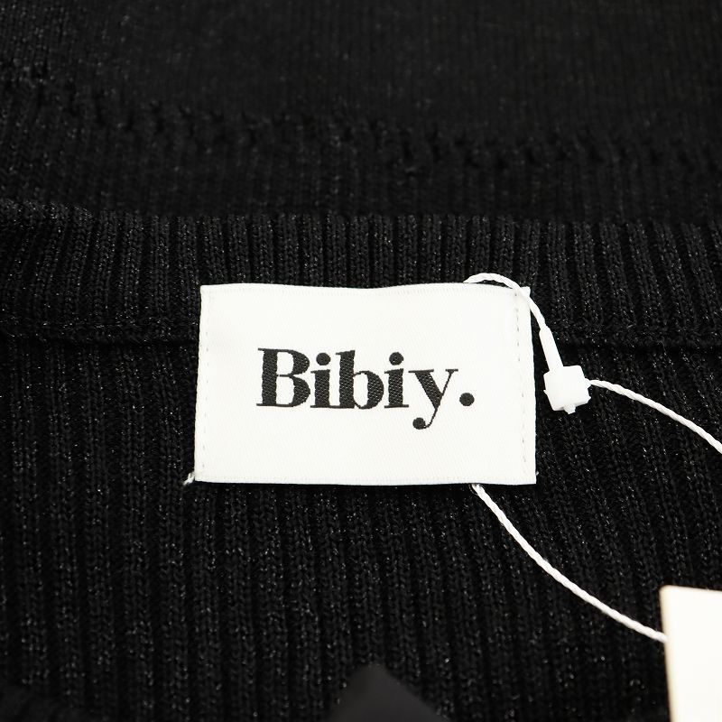 正規品　新品タグ付き　Bibiy. NINA RIBBON KNIT ニット Bibiy. NINA RIBBON KNIT リボンニット黒