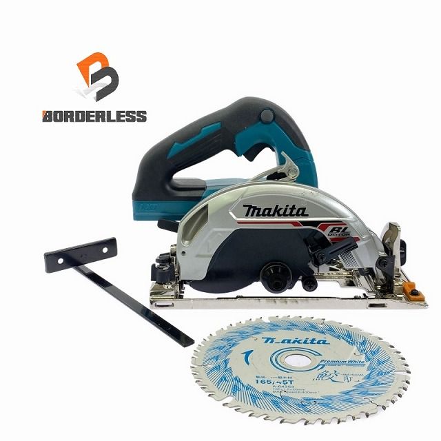 makita マキタ 18V 165mm 充電式マルノコ HS631D 青|ブルー 本体＋ガイド＋鮫肌チップソー付 コードレス 丸のこ 丸ノコ 108103