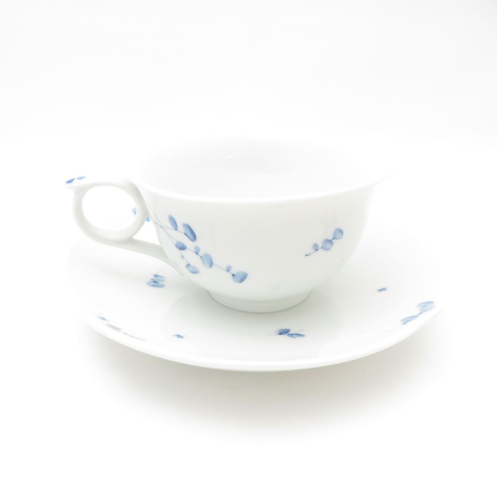 MEISSEN マイセン 青い花 ティーカップ＆ソーサー ブルー フラワー SC9045G1