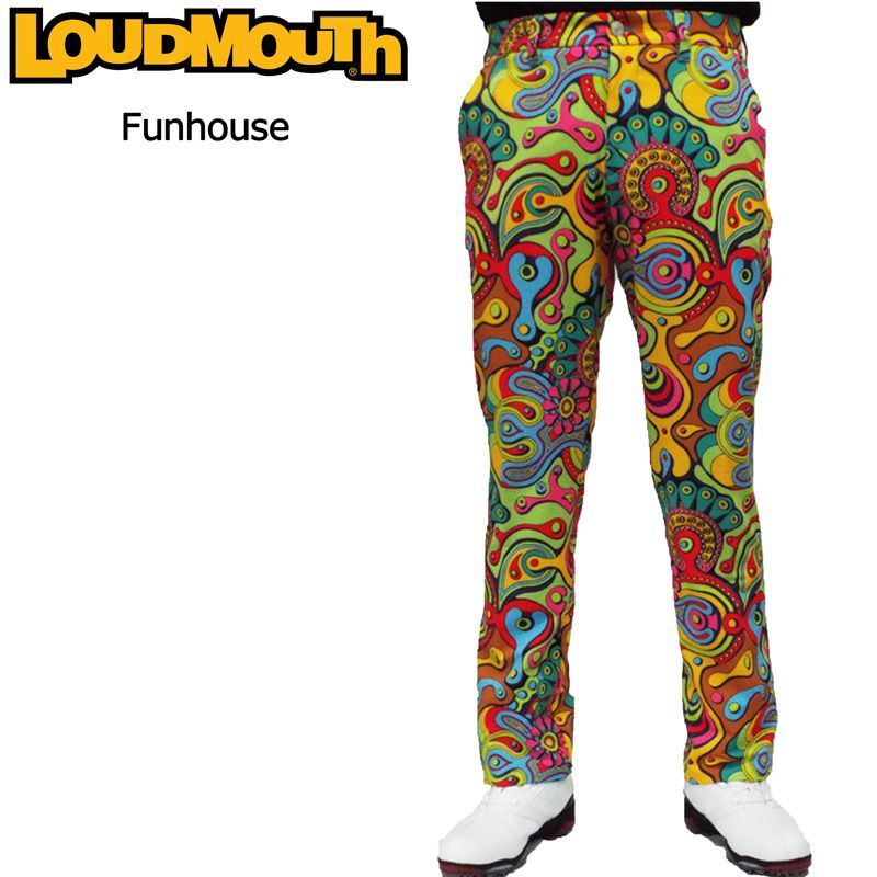 【サイズ選択可】57%off ラウドマウス メンズ ロングパンツ (Fun House ファンハウス) 767305(065) 新品【Loudmouth正規販売店】