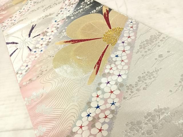 平和屋着物◎紫綬褒章 巨匠『岩田専太郎』 両面六通柄袋帯