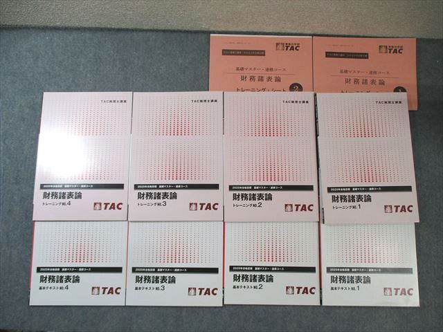 2025 TAC 税理士試験 財務諸表論 基本テキスト・トレーニング
