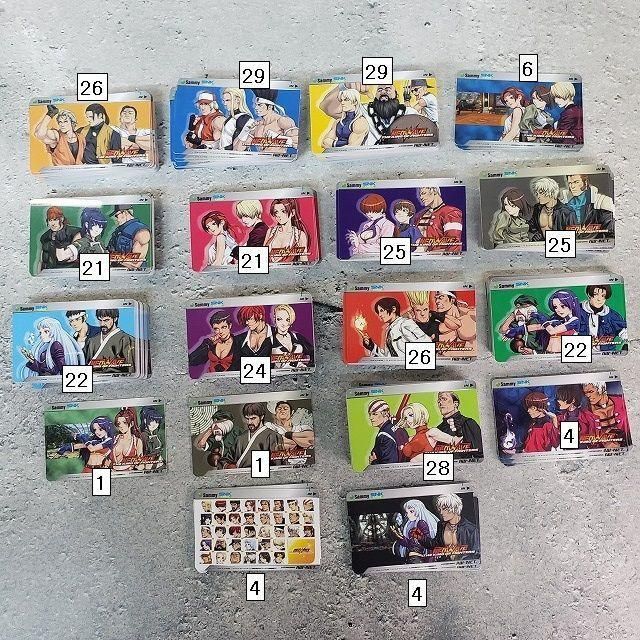 318枚 キングオブファイターズ カードセット AW-NETカード KOF
