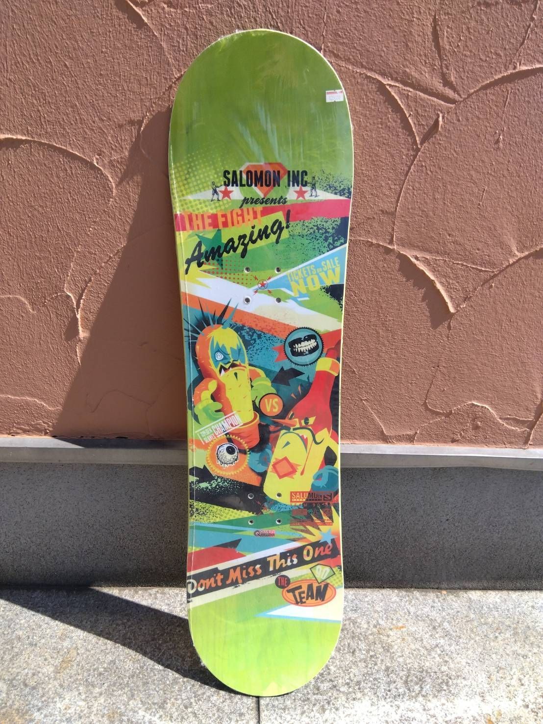 スノーボード　キッズ　90　SALOMON　中古品　傷あり　サロモン SALOMON サロモン スノーボード 板 キッズ HUCK KNIFE GROM