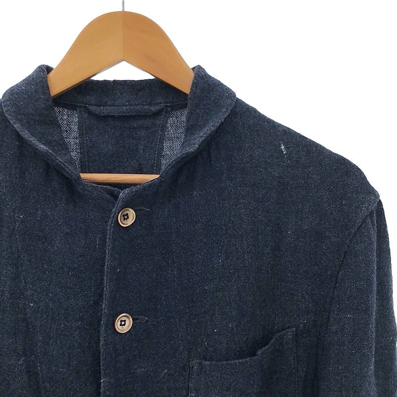 【美品】45R　フォーティーファイブアール　リネンツイードのジャケット ✨人気✨45R✨リネンツイードの四角ジャケット✨定価¥95,700