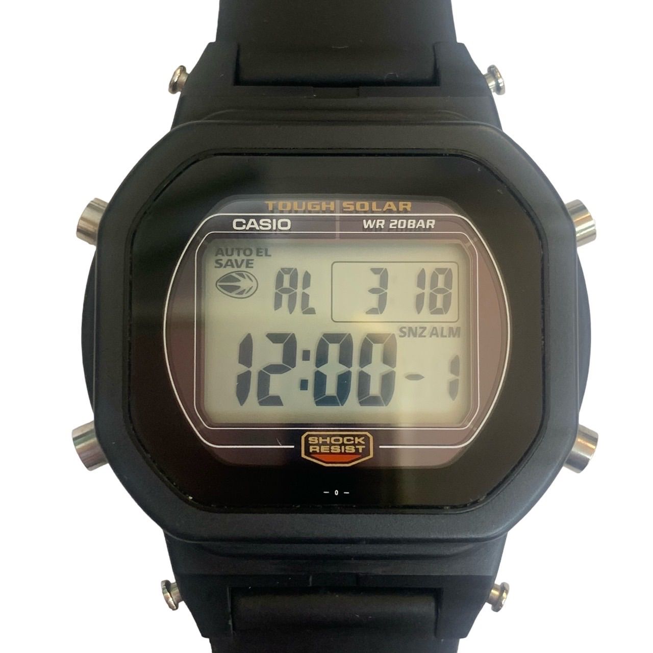 本体きれいです⭐️CASIO G-SHOCK】 人気のBLK / G-5700 タフソーラー搭載モデル 本体は稼働品です  ベゼルプロテクターが欠落してありません ベルトは社外品です （AYA） - メルカリ