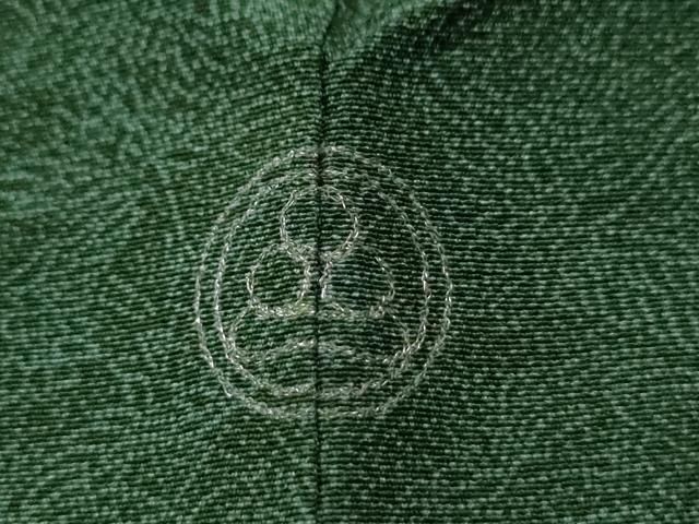 平和屋着物○重要無形文化財・伊勢手彫型本染・細合俊男 江戸小紋 飛鶴