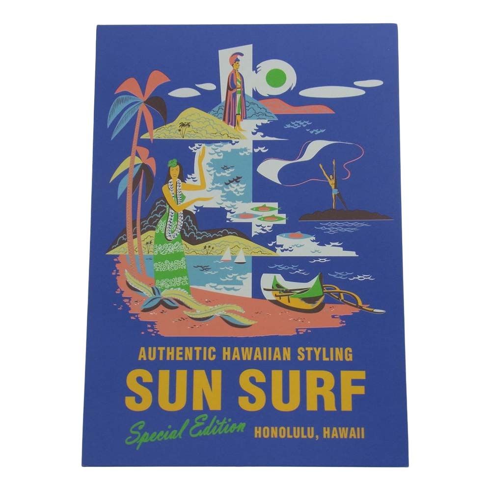 SUN SURF サンサーフ 半袖シャツ SS39059 SPECIAL EDITION LAND OF ALOHA レーヨン 半袖 アロハシャツ  ブルー系 マルチカラー系 XL【中古】 - メルカリ