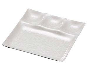 ヌ715 028 A 25 cm角ABS 1 3プレート ホワイトアクア