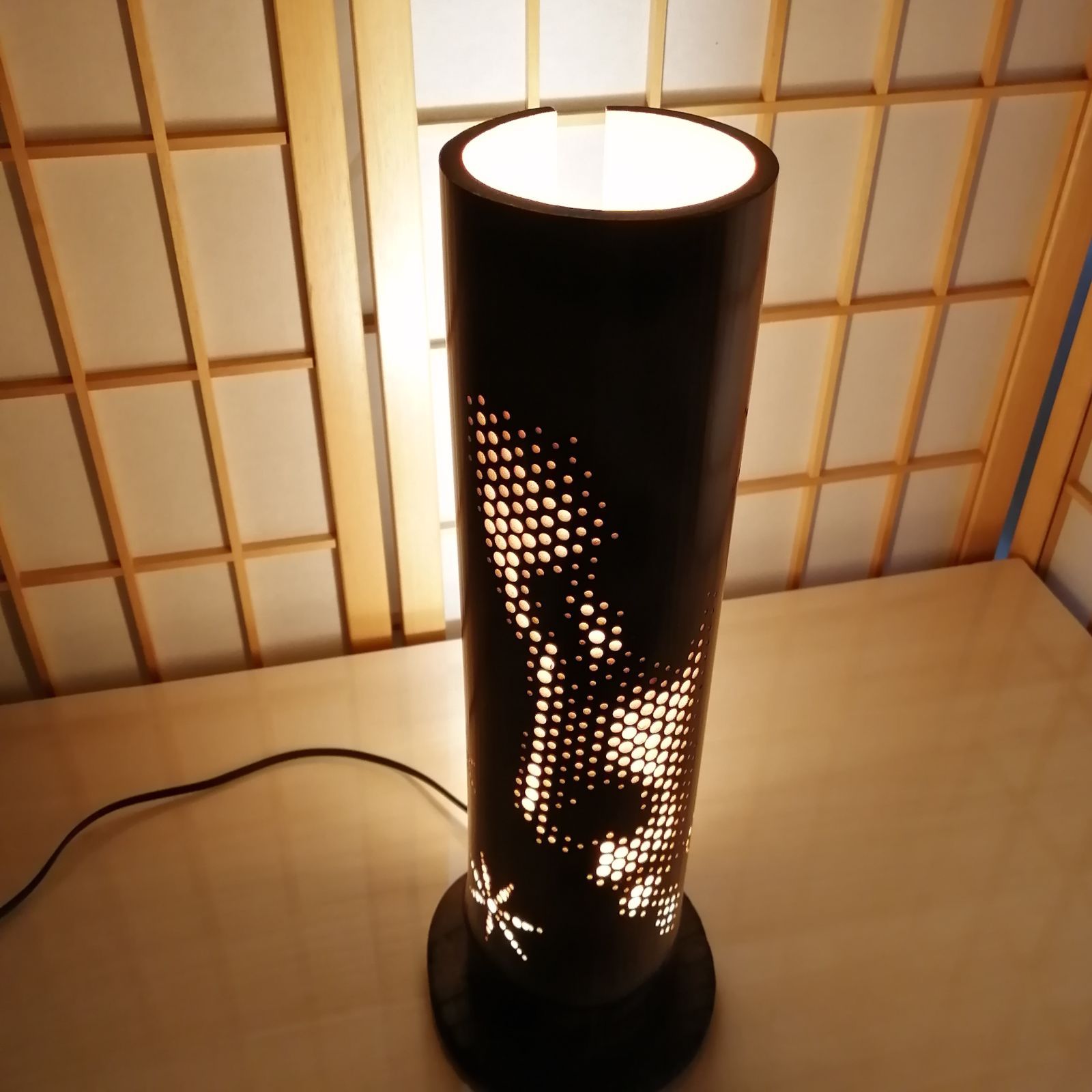 癒し灯火 　竹行灯 　No23263 癒し灯火 竹行灯 No23263