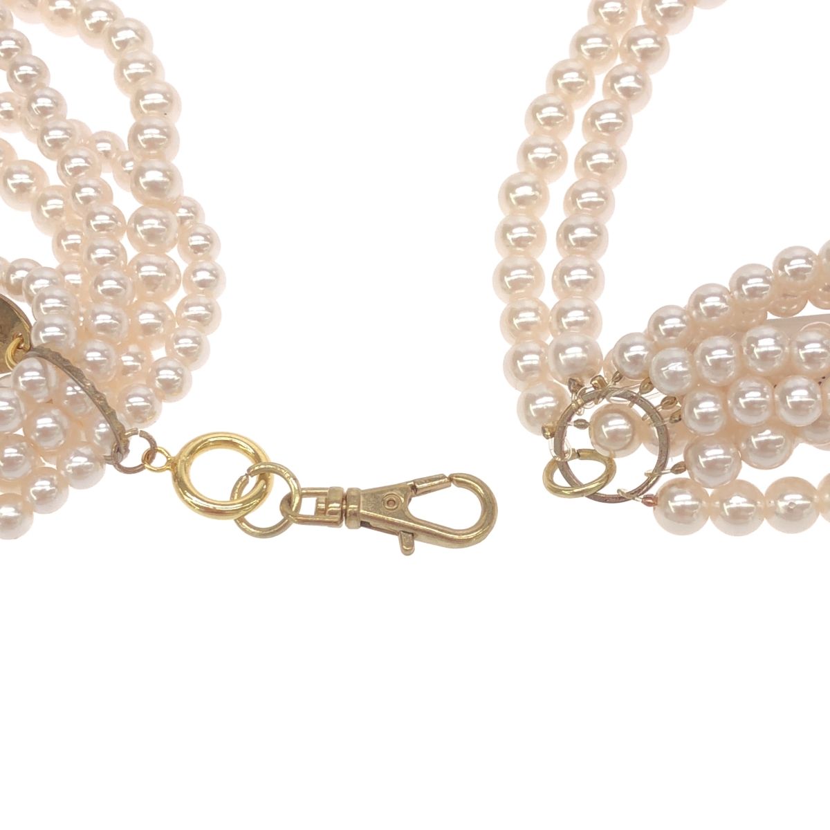 STELLAR HOLLYWOOD ステラハリウッド 多重パールネックレス ピンク