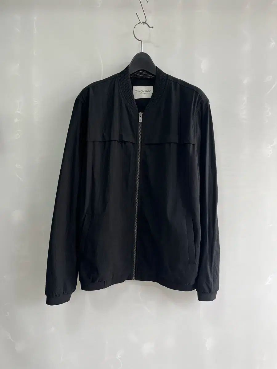 0048 PAT 黒 ボンバー ジャケット 100 サイズ