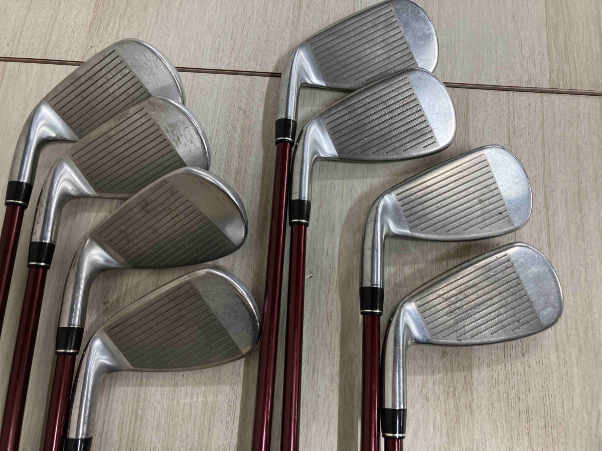メンズ右利き初心者用　プロギア　RED　ゴルフクラブセット　K-1780 RS RED｜プロギア｜アイアンセット｜SOFT STEEL｜中古ゴルフクラブを