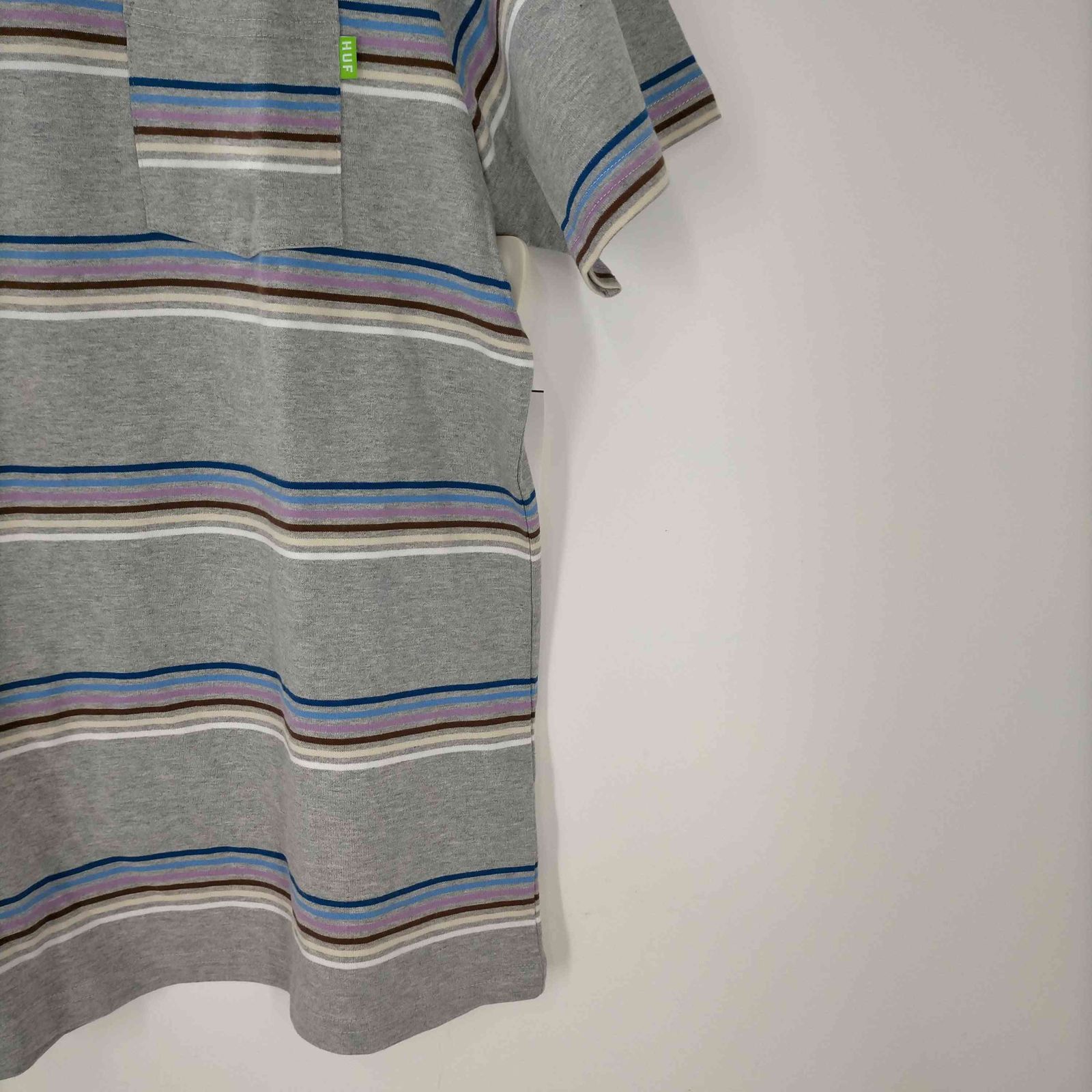 ハフ HUF 22SS BOLINAS STRIPE POCKET TEE ボーダー ポケット Tシャツ