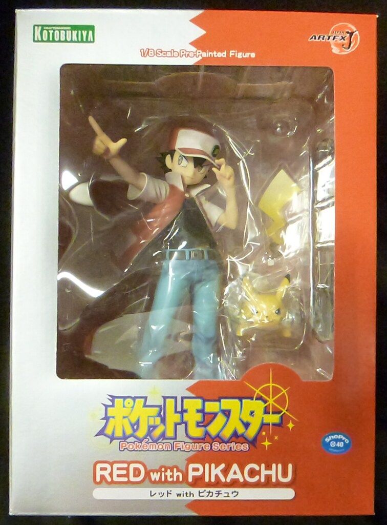 コトブキヤ ARTFX J/ポケットモンスター レッド with ピカチュウ PVC